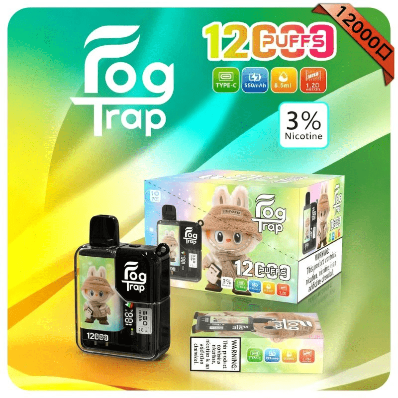 Fog Trap 拉布布(Labubu)拋棄式電子煙|12000口大容量|10款口味可選