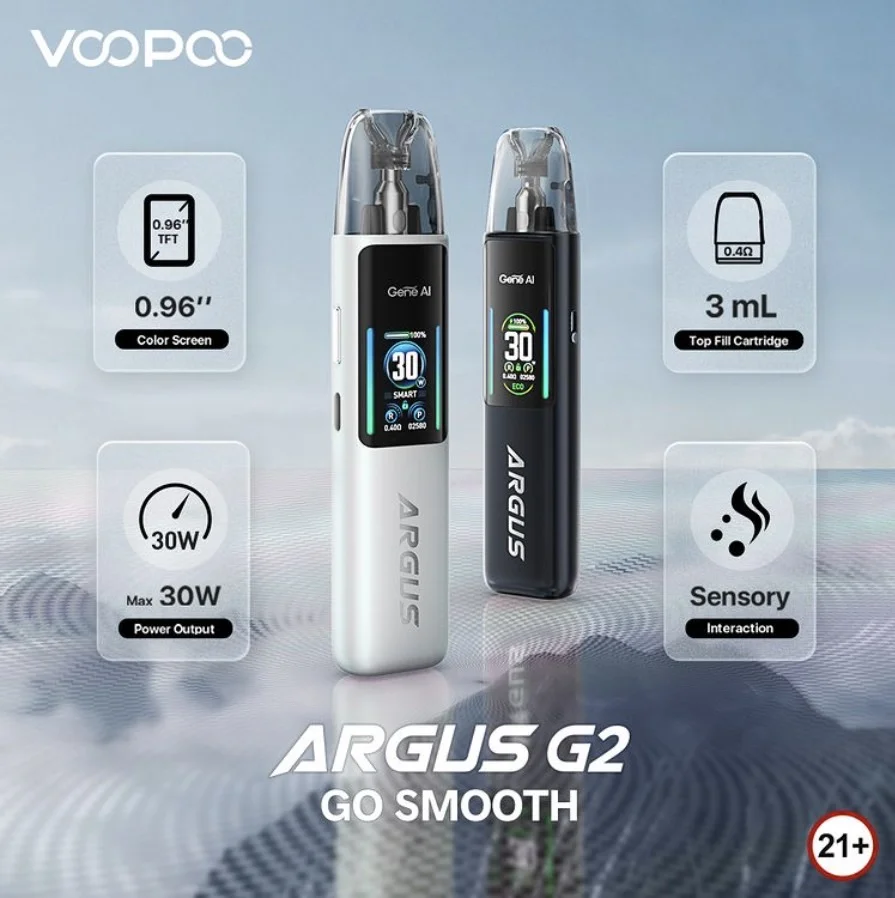 VOOPOO Argus G2 30W 小煙套裝|彩屏顯示 × Type-C 快充|阿格斯系列原廠正品:圖片 3