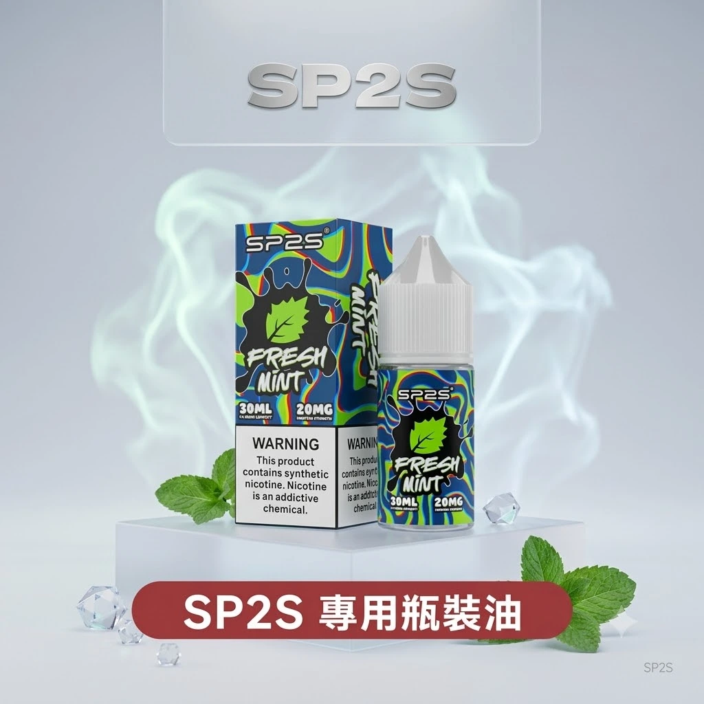 SP2S 思博瑞電子煙油 30ML|20MG 尼古丁鹽|16 種口味可選|瓶裝注油煙油
